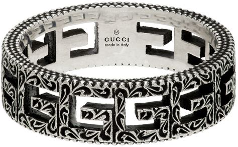 gucci square g ring